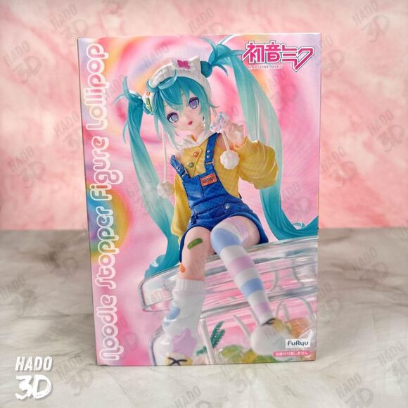 Hatsune Miku - Noodle Stopper Lollipop ver Figure Vocaloid TAITO Furyu JAPAN Ani - Picture 4 of 7